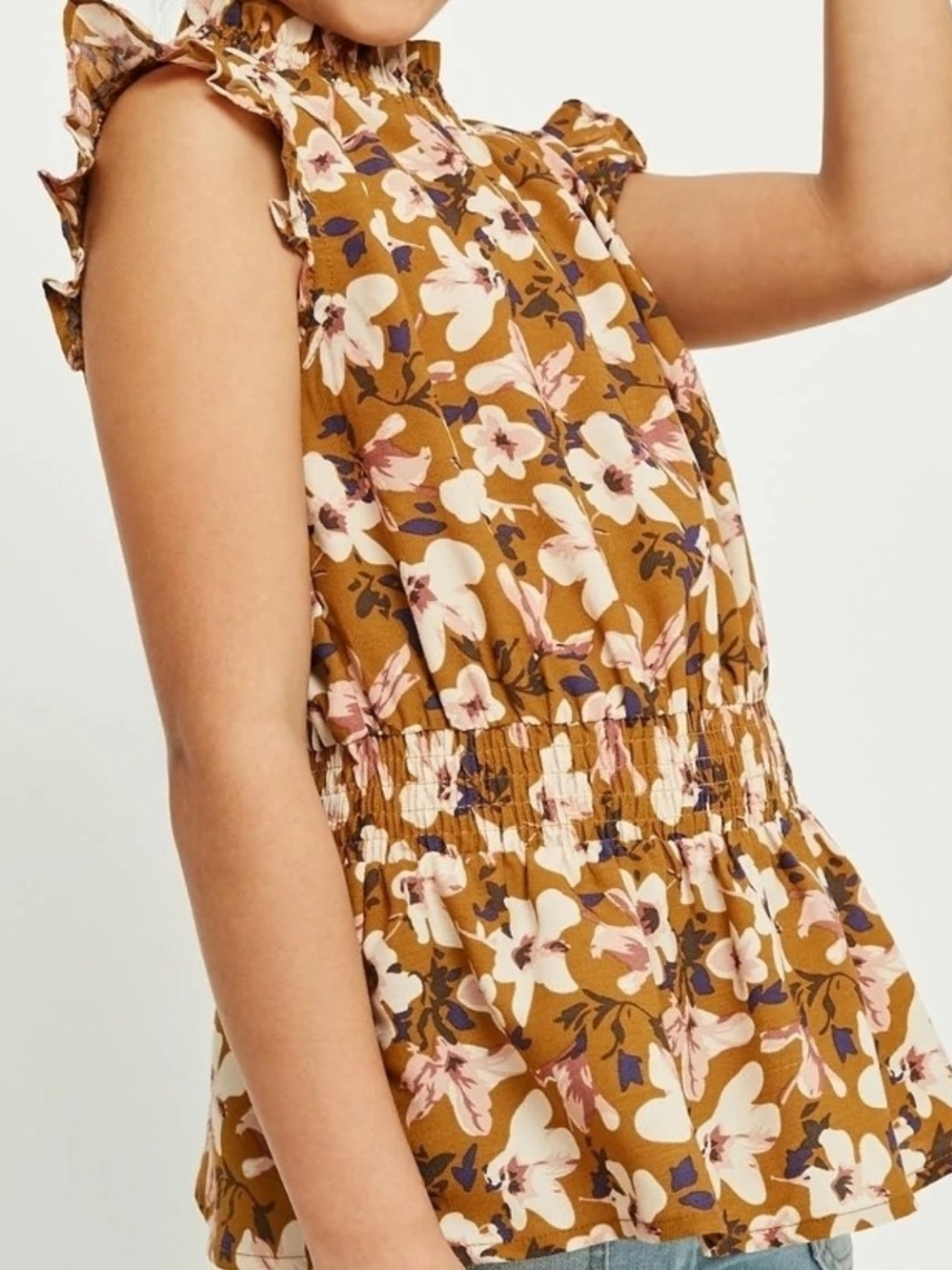 Hayden ○  Floral Peplum Top